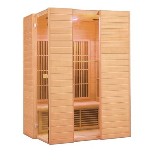rodinná infrasauna SWISS INFRASAUNA je pro dvě až tři osoby