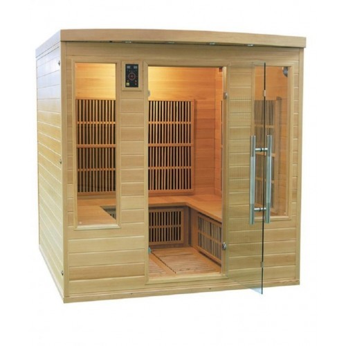 domácí rodinná infrasauna APOLLON CLUB Infrasauna pro pět osob je vhodná i pro lidi s alergiemi na dřevo