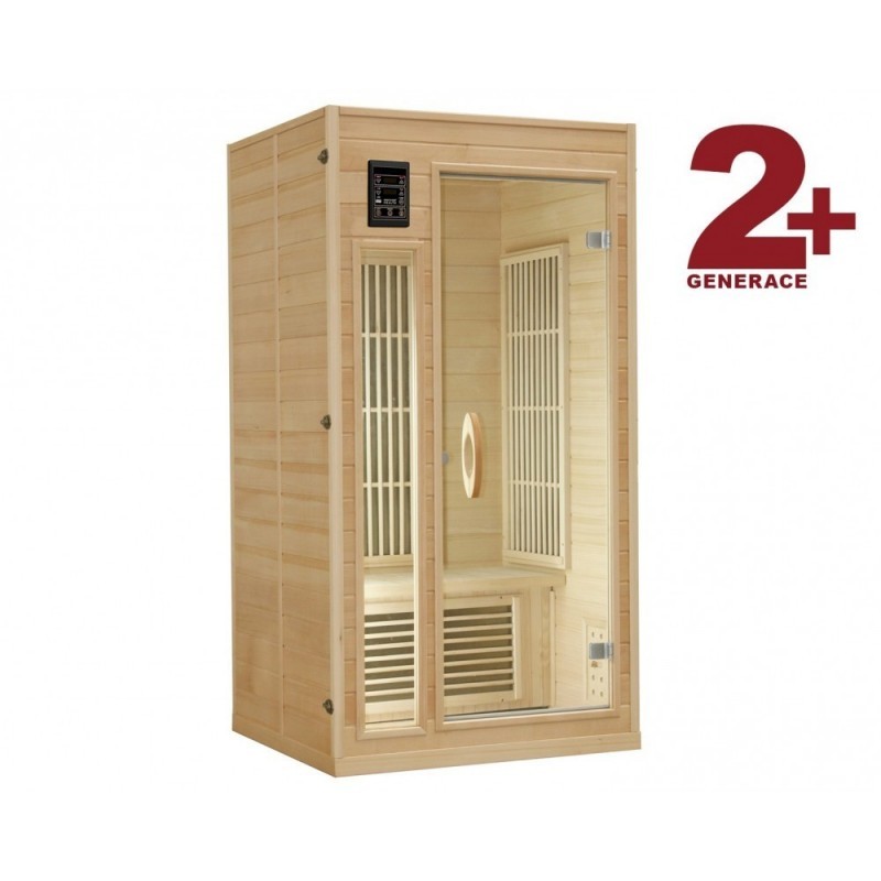 ITALIA 2+ INFRASAUNA je malá útulná sauna pro jednu osobu