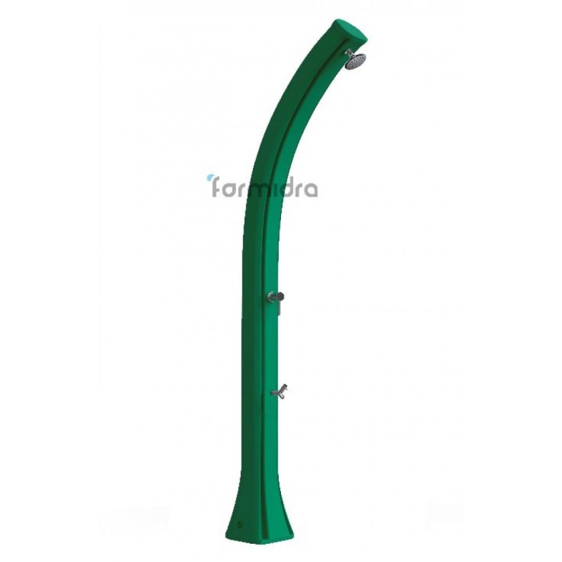  HAPPY XL 44L, solární sprcha Formidra, zelená s oplachem nohou a elegantním designem