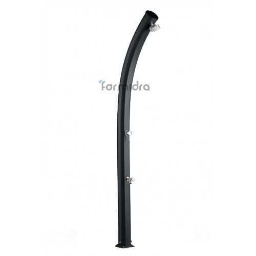  JOLLY 25L, solární sprcha Formidra, a její samonosná konstrukce sprchy slouží jako zásobník na vodu a zároveň jako solární kole