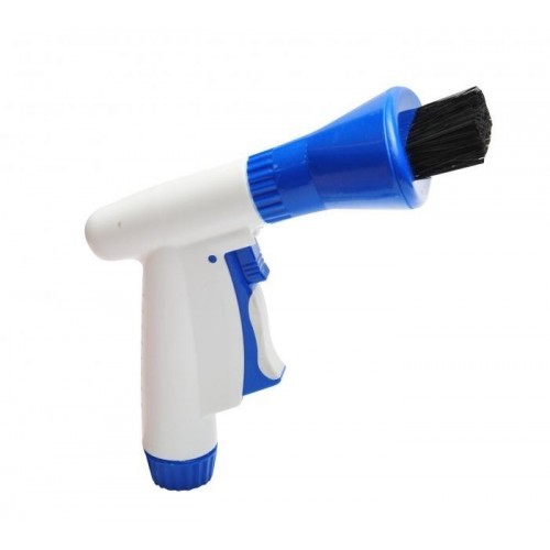 Pistolový čistič kartuší s kartáčky